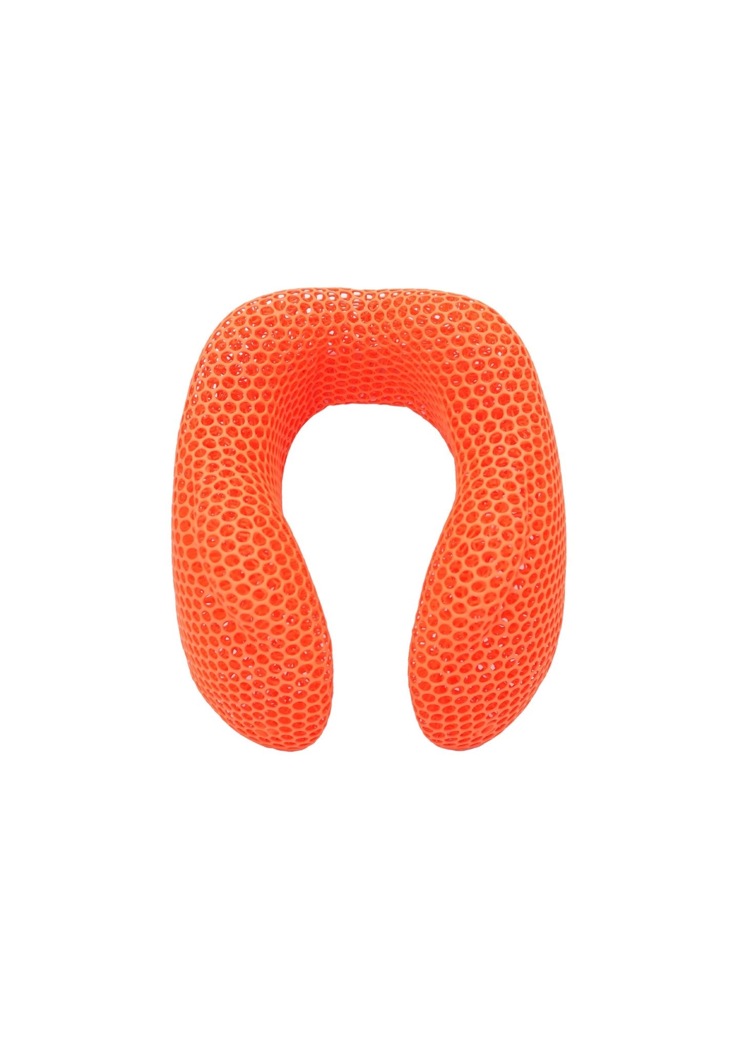Orange 3D Neck Gaiter Mask – Breathable Windproof Face Cover