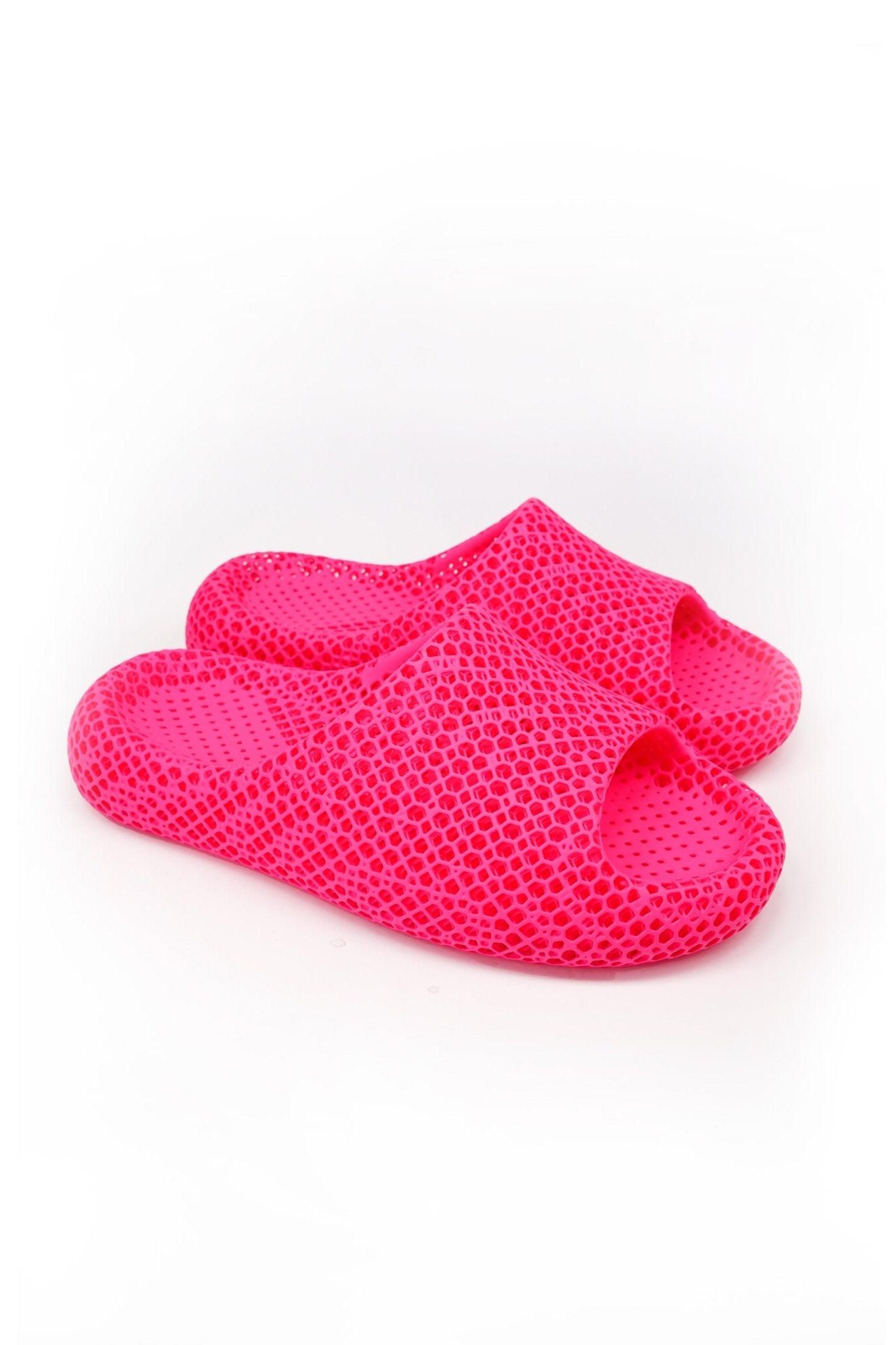 3D Printed Pink Sandals – Lightweight Breathable Summer Slides for Women | PRINTMORROW