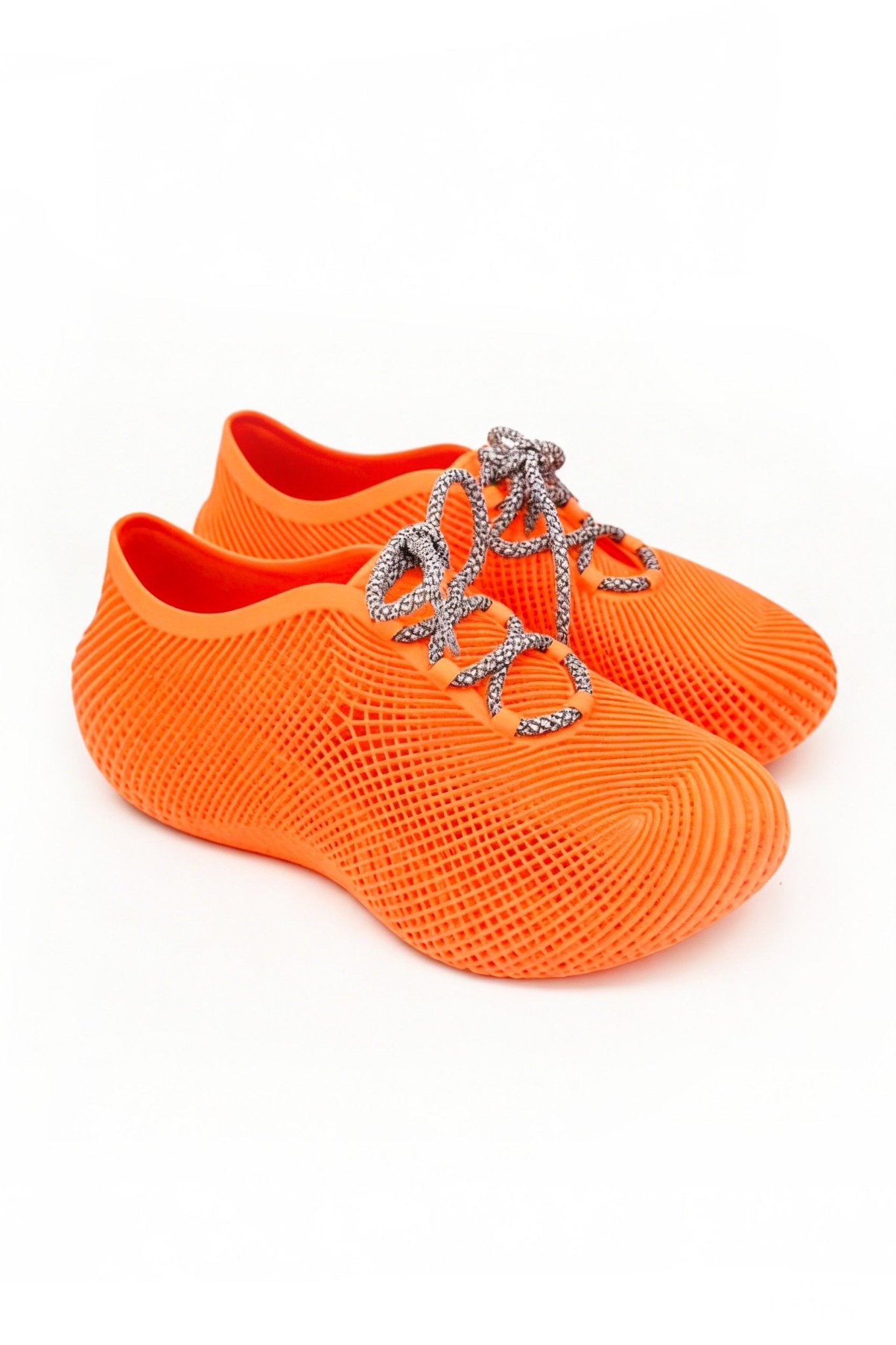 3D Sportslife Orange Sneakers – 3D Printed Athletic Shoes by PRINTMORROW