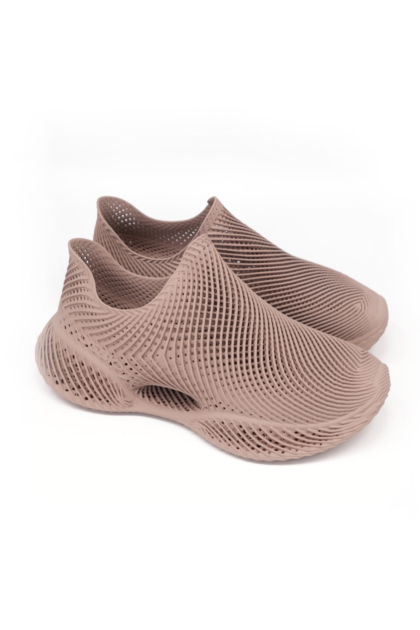 Brown 3D Walking Shoes – Lightweight Breathable Casual Sneakers